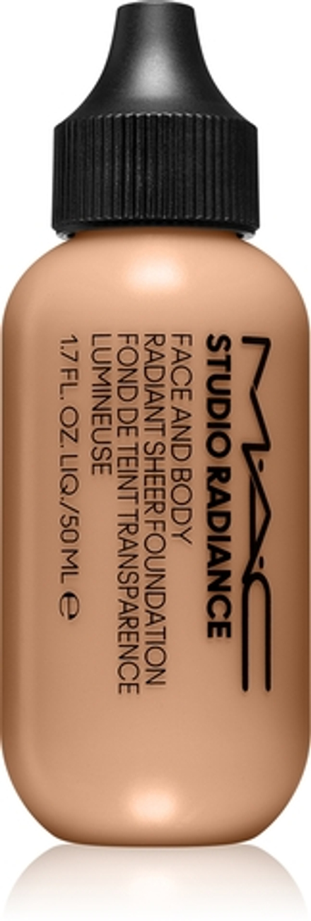 MAC Cosmetics Studio Radiance Face and Body Radiant Sheer Foundation - легкий тональный крем для лица и тела оттенок N4, 50 ml