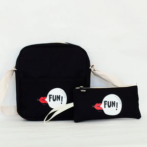 Рюкзак, сумка и кошелек Fun Black