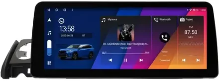 Магнитола для Mazda 6 GJ 2015-2018 - Canbox H-Line 0282 монитор 12.3" QLED в стиле BMW на Android 10, ТОП-процессор, CarPlay, 4G SIM-слот