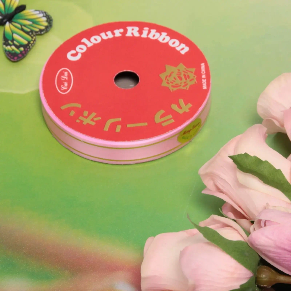 Лента «Блеск»1,6 см, 10 м, Розовый (пвх)