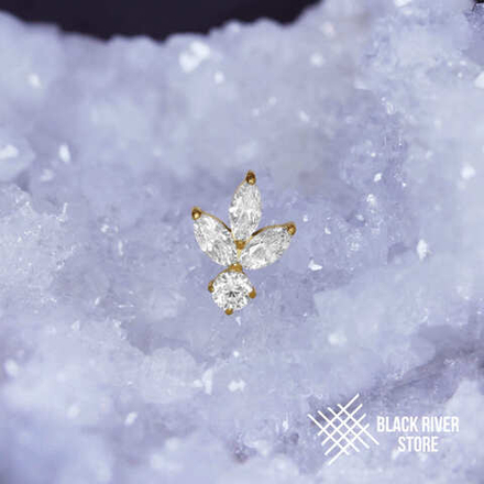 Bud Crystal PVD Yellow