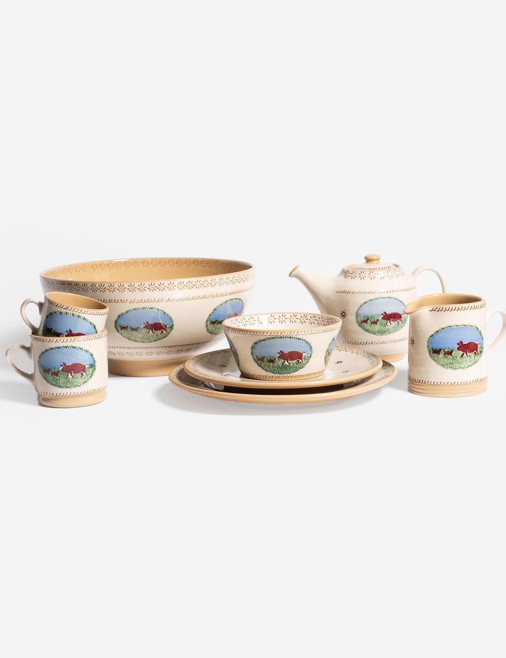 Керамический Чайник JW Anderson Home Nicholas Mosse "White Pig"