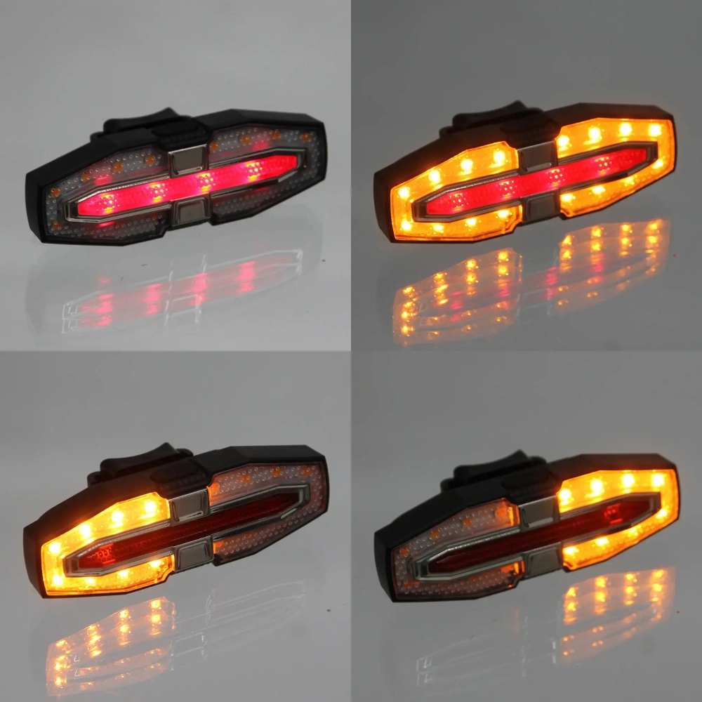 Фонарь велосипедный, задний West Biking YP0701426 (с дистанционным управлением)