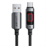 C21-04 USB-A to USB-C fantasy color series braided Charging data cable