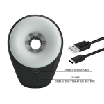 Черный автоматический вибромастурбатор 15,6см с поступательными движениями Pretty Love Masturbator DJ Girl Black BM-00900T92