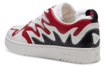 WO Stylish Skateboarding Shoes Unisex Low top Red/Gray