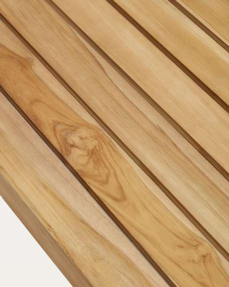 Уличный журнальный столик Forcanera из массива тика 150x71 см