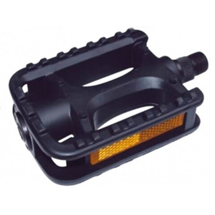 Педали пластиковые, 97x74мм, ось 9/16", черные VP 8 B2 black OEM