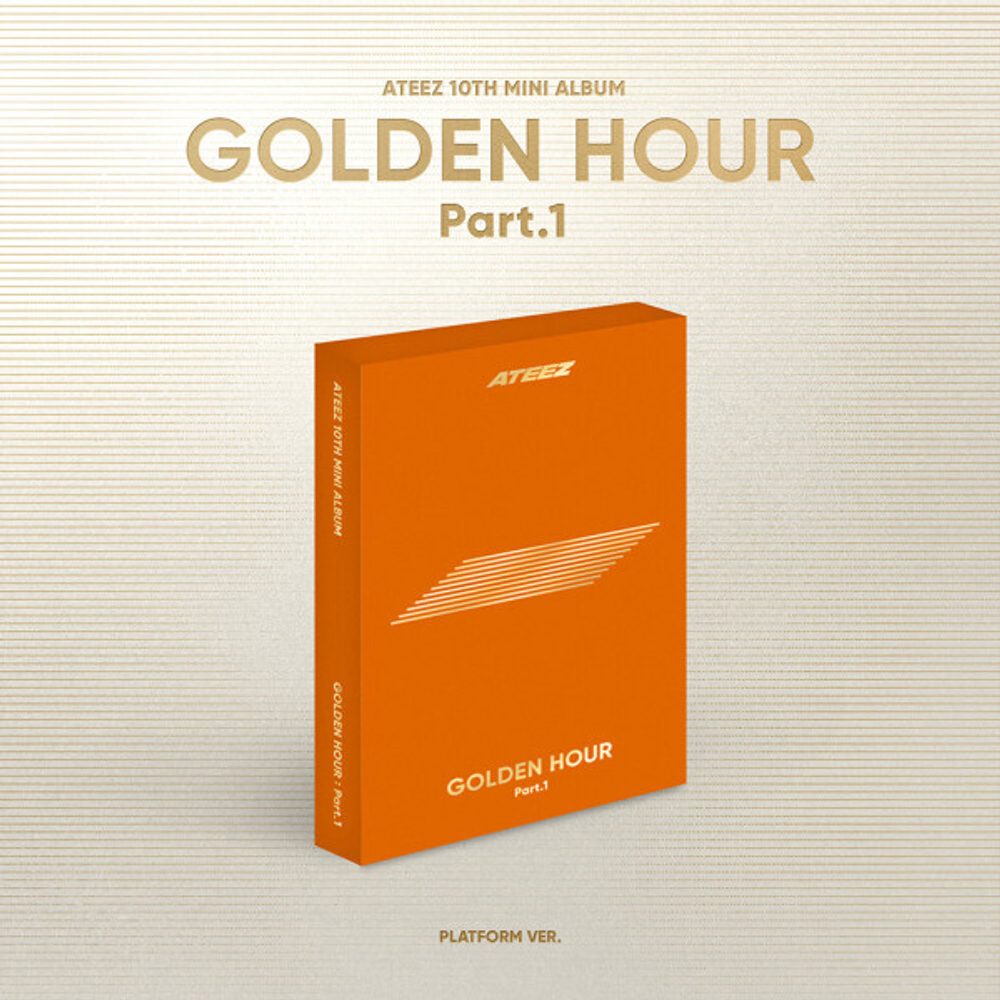 Альбом ATEEZ - 10th Mini Album GOLDEN HOUR : Part.1 (Platform VER.)