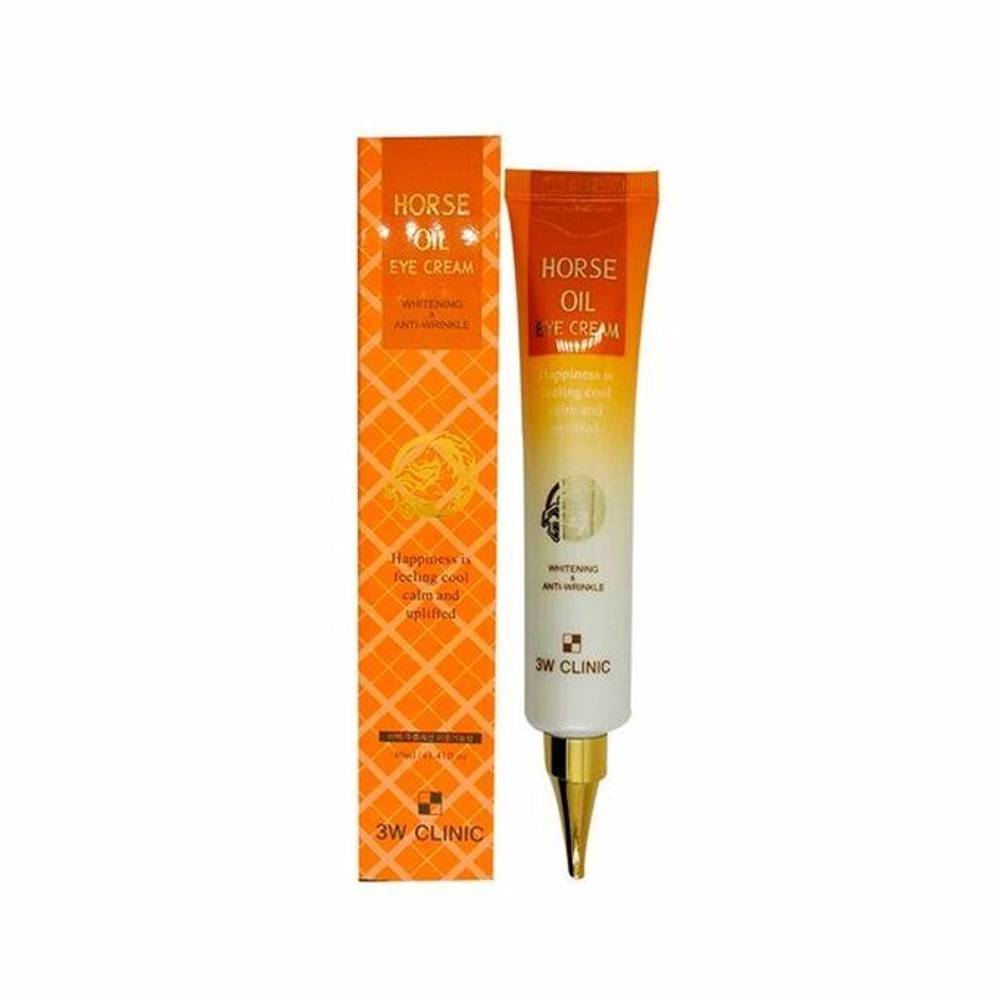 [3W Clinic] Horse Oil Eye Cream - Крем для глаз ЛОШАДИНОЕ МАСЛО, 40 мл
