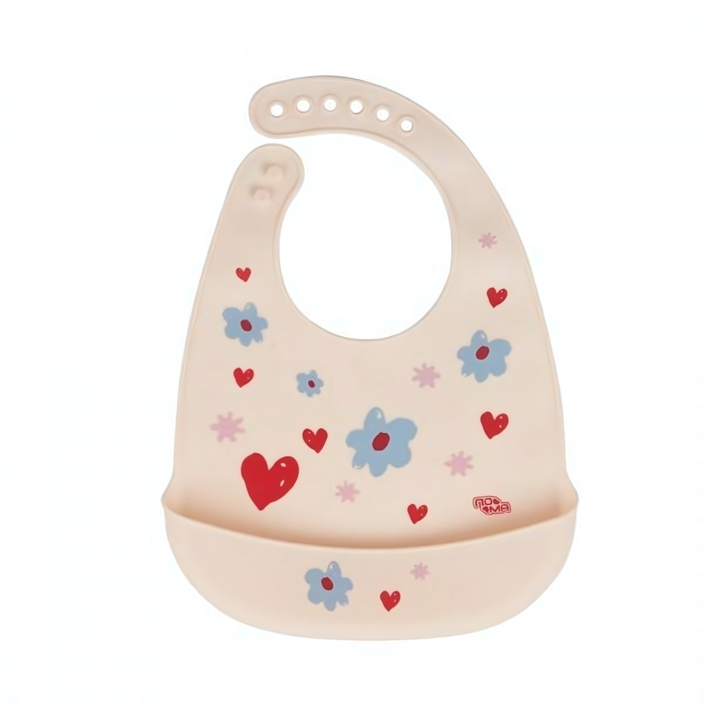 Слюнявчик гибкий с карманом, 1 шт. (Силикон) 6+ 4716