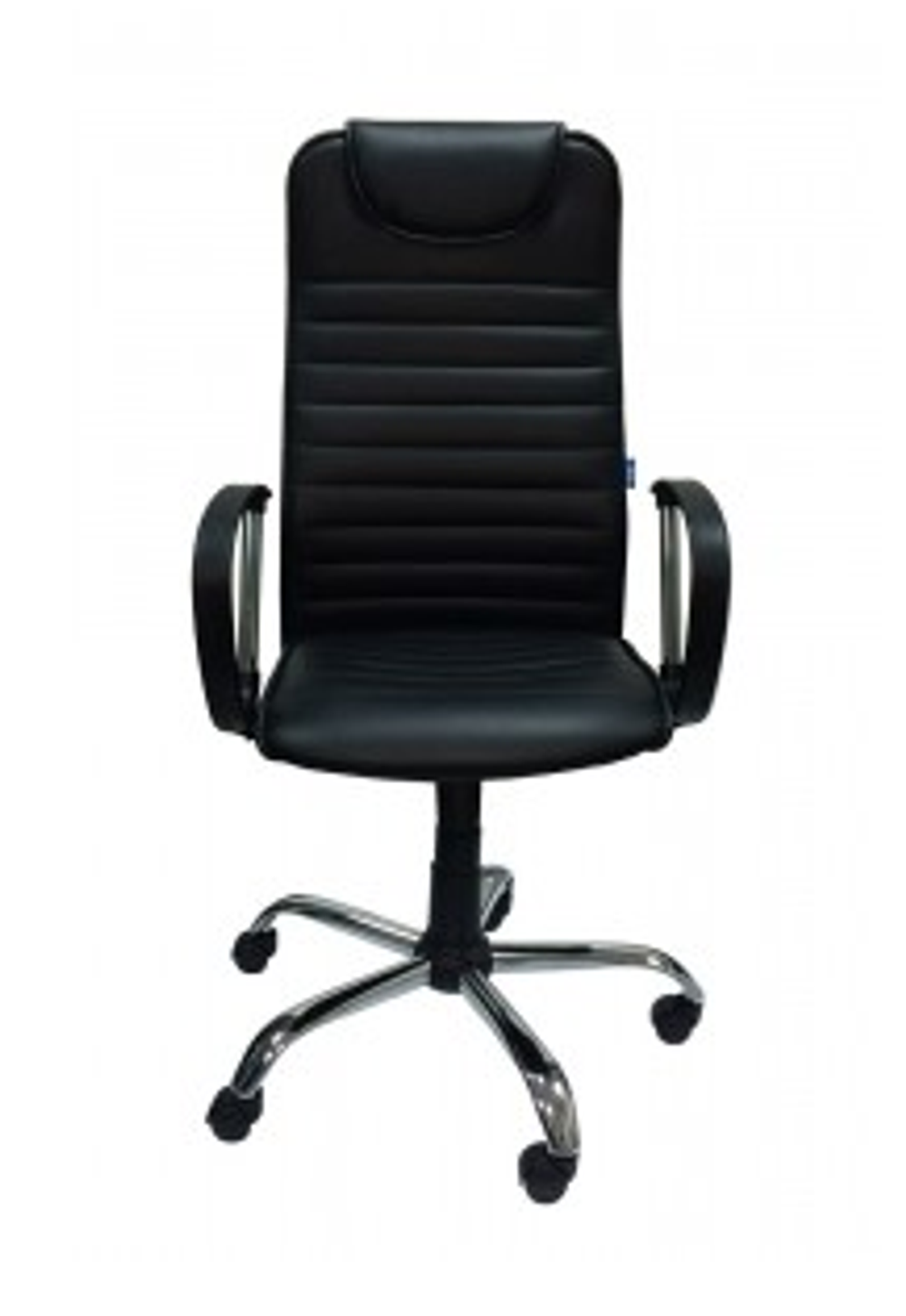 Кресло Страйк спинка к/з перф.чер, подгол.к/з черн,сид.к/з перф.чер,бок к/з черн. Лапласт