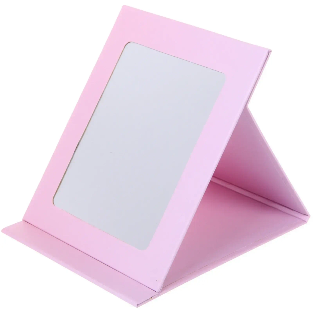 Зеркало косметическое складное «ФОРТУНА БРИ», микс 4 дизайна, мрамор, 17*13,5см