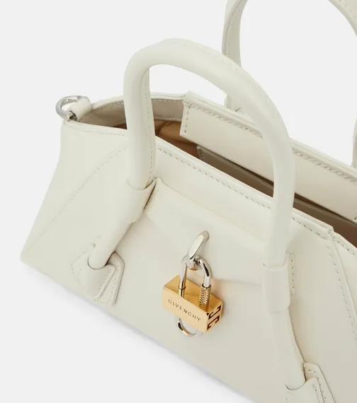 Кожаная сумка через плечо Givenchy Antigona Stretch Mini белый