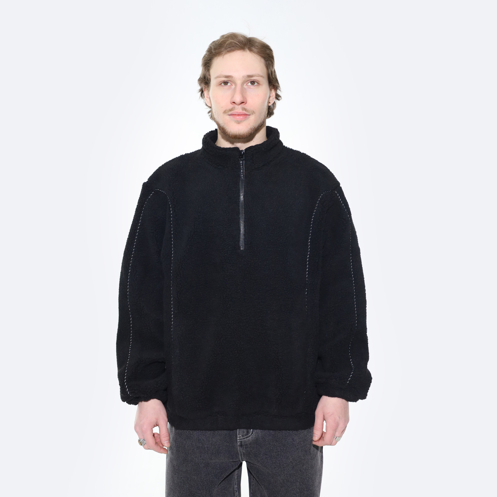 Флиска Magamaev Turbofleece halfzip (black) артикул: - купить в магазине Дайс
