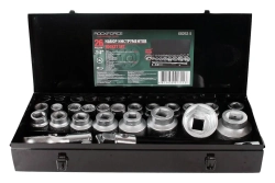 Набор торцевых головок RF-68263-5: 3/4"DR 6-гранных 17-50мм 1"DR 55-60мм 26пр. ROCKFORCE
