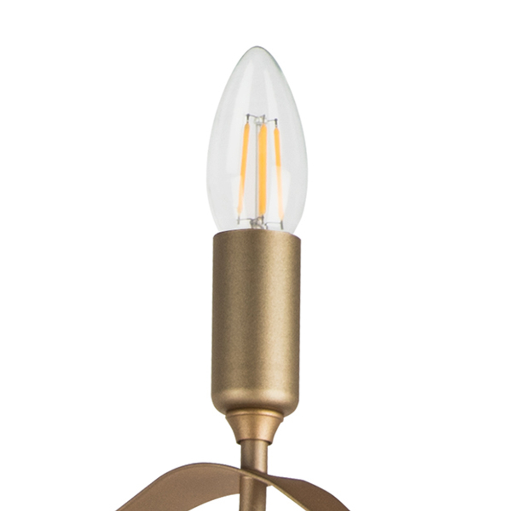 733283 Люстра RAGNO 8х40W E14 ЗОЛОТО