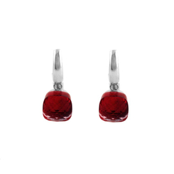 Серьги Qudo Firenze ruby 300048 R цвет красный