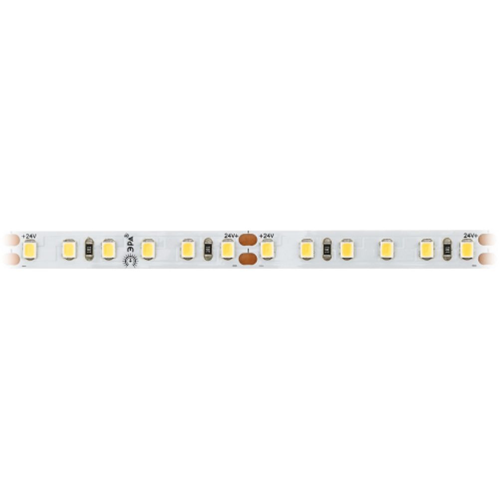 Светодиодная лента ЭРА LS2835 9,6-120-12-4000K-IP20-1 year белая 5м