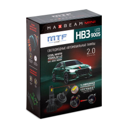 Светодиодные лампы MTF Light HB3 MaxBeam MINI 12V 45W 4500lm 6000K (к-т 2шт.)