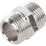 Ниппель STOUT никелированный 3/8" НР/НР