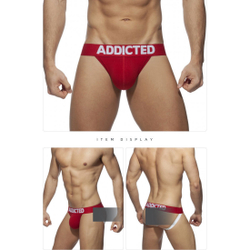 Мужские трусы джоки красные Addicted AD4011-8