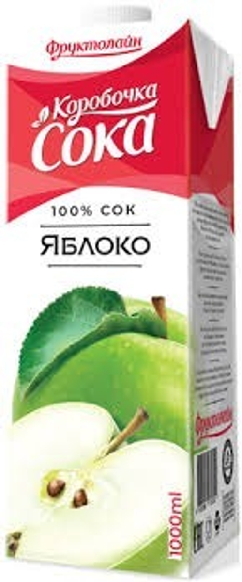 Сок Коробочка сока Яблоко (1 л)
