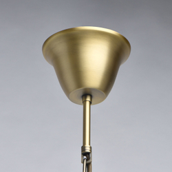 Люстра подвесная CHIARO Оделия, 8 ламп Е27, 320 Вт, бронзовая