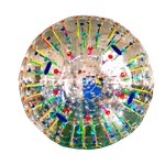 Светящийся зорб «Магический шар» ТПУ, диаметр 2.8 м без сидений