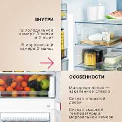 Отдельностоящий холодильник Hansa FK1384.7DIN NF
