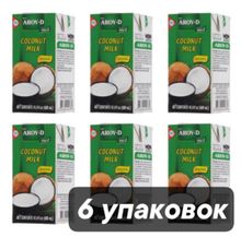 Молоко кокосовое Aroy-D Original 70% 17%, 500 мл 6 пачек