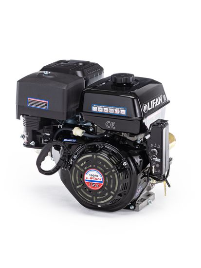 Двигатель бензиновый "LIFAN" 190FD (15 л.с., эл стартер, катушка 3А)