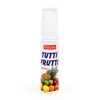 Гель-смазка со вкусом тропических фруктов Биоритм OraLove Tutti-frutti 30г