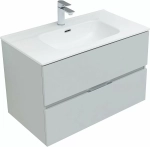 Тумба с раковиной Aquanet Алвита New 277516 80 серый