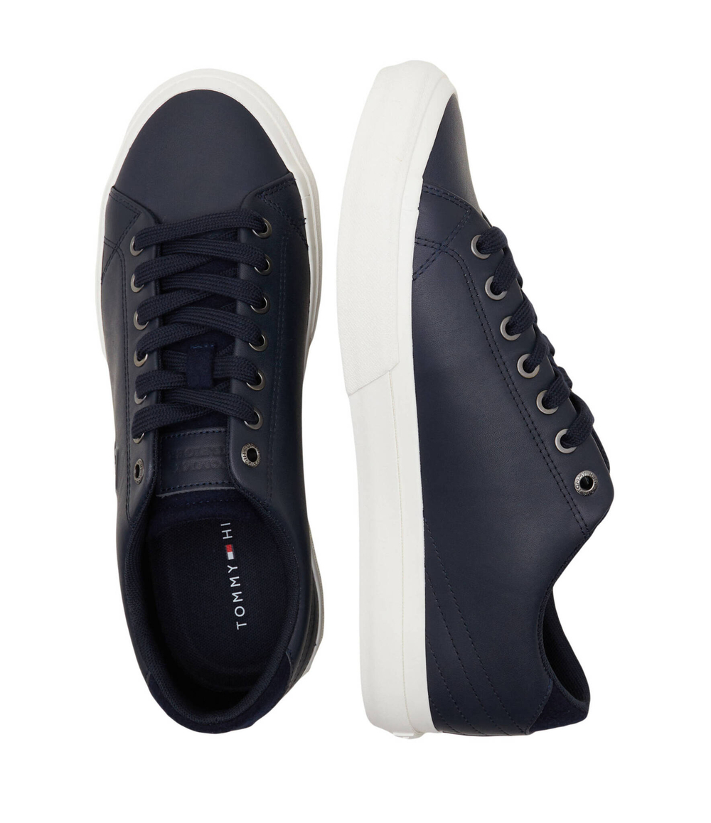 Кожаные кроссовки Tommy Hilfiger - темно-синий(FM0FM04818)
