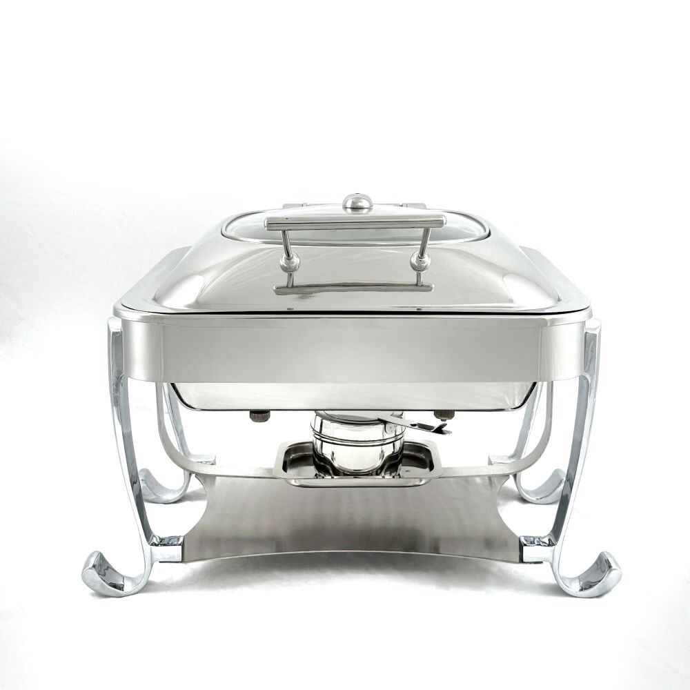 Мармит Настольный (Чефиндиш) Прямоугольный Cо Стекл Крышкой 6,5Л, 50X45X27См,Opulent Op/0/2/6.5/Cp