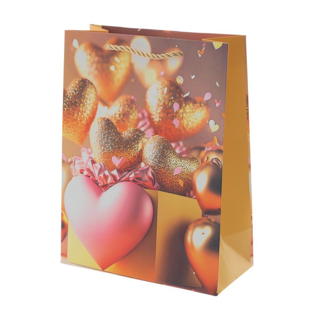 GAEM Пакет подарочный (бумага 210г/м2, блок микс 12шт), L18 W9 H24 см, 4в.