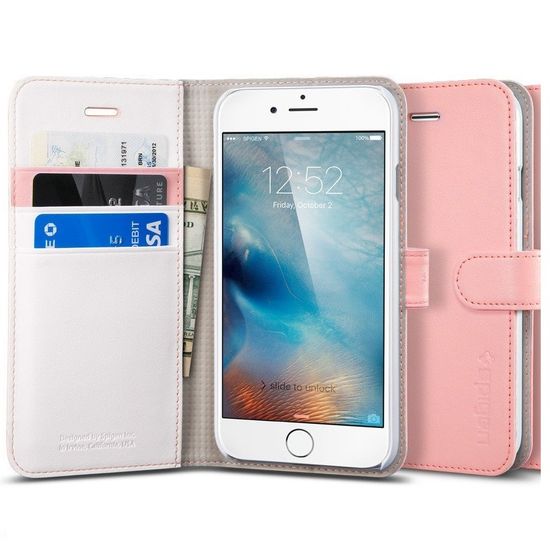 Spigen SGP Case Wallet S for iPhone 6 / 6S Pink SGP11167