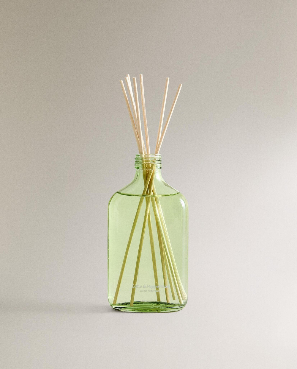 Zara Home LIME & PEPPERMINT REED DIFFUSERS — ароматический диффузор с тростниковыми палочками, Лайм и Мята, 200 мл