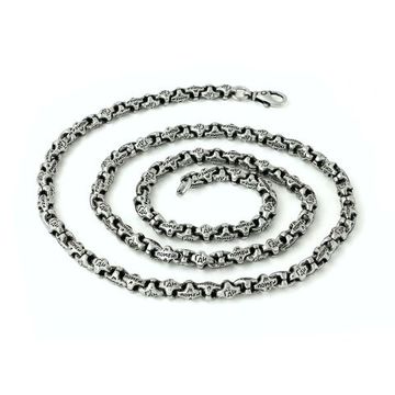 Литая цепь 5 мм. "Господи, помилуй"