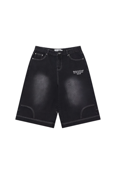 Джинсовые шорты HARSHandCRUEL Upside Down Denim Shorts