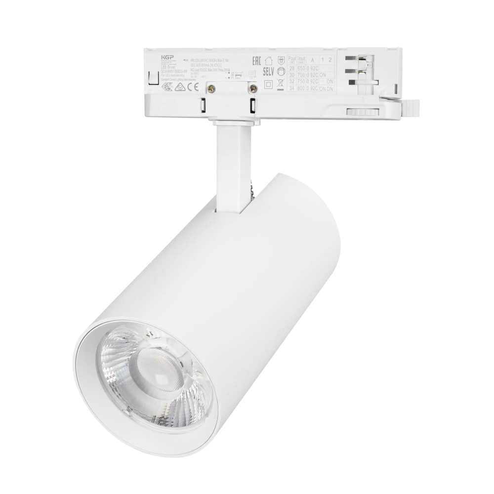 Светильник LGD-GERA-4TR-R90-30W Warm3000 (WH, 36 deg, 230V) (Arlight, IP20 Металл, 5 лет) 055183