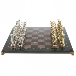 Шахматы из металла  Шахматы "Олимпийские игры" доска 44х44 см креноид фигуры металлические G 122601