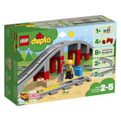 LEGO DUPLO Town — Железнодорожные пути и виадук 10872 / артикул   10872  / GTIN 5702016117240