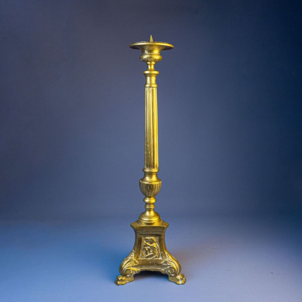 Бронзовый подсвечник