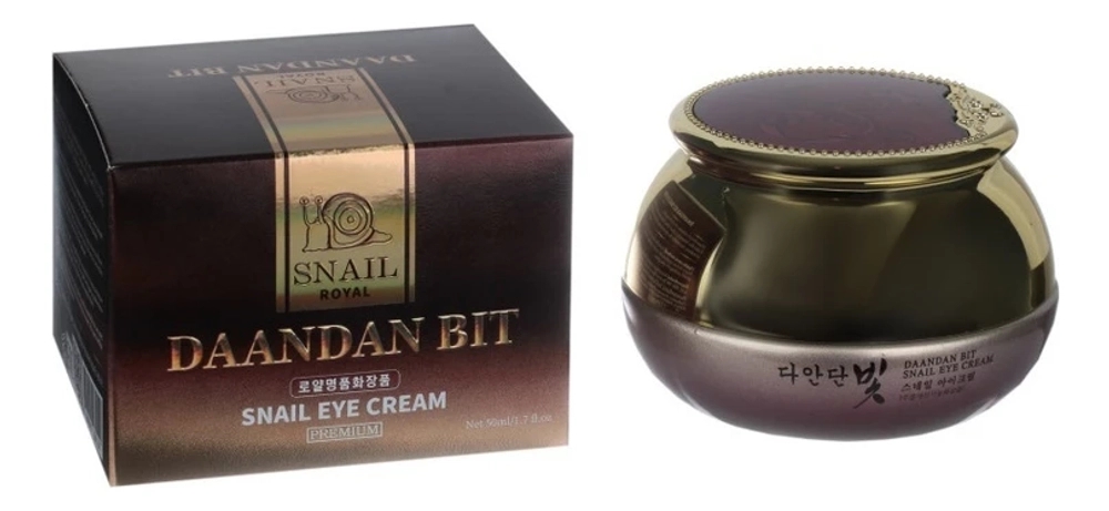 DAANDANBIT SNAIL EYE CREAM Крем для кожи вокруг глаз антивозрастной с экстрактом улитки 50 мл.