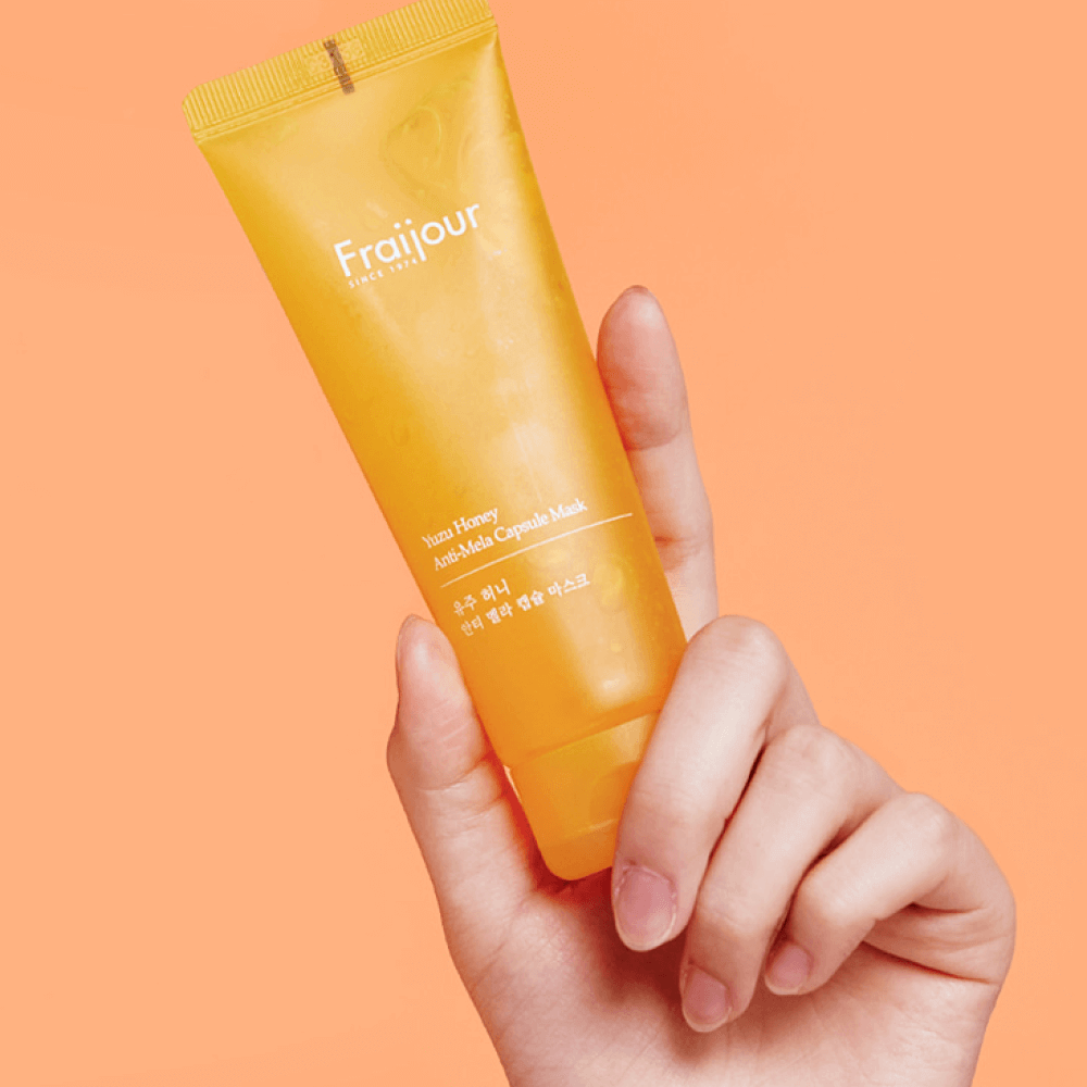 Осветляющий ночной крем с юдзу Fraijour Yuzu Honey Anti-Mela Capsule Mask, 75 мл