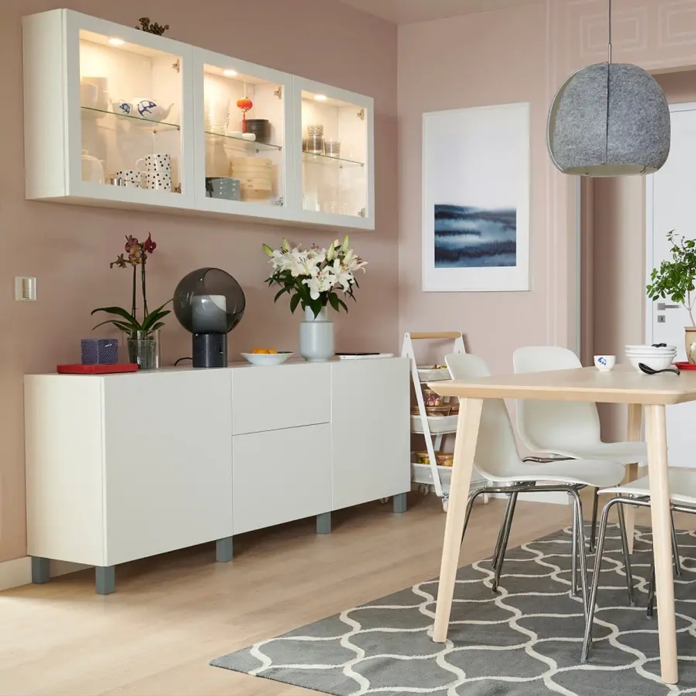 Ножки - IKEA STUBBARP, 10 см, темно-серый, СТУББАРП ИКЕА