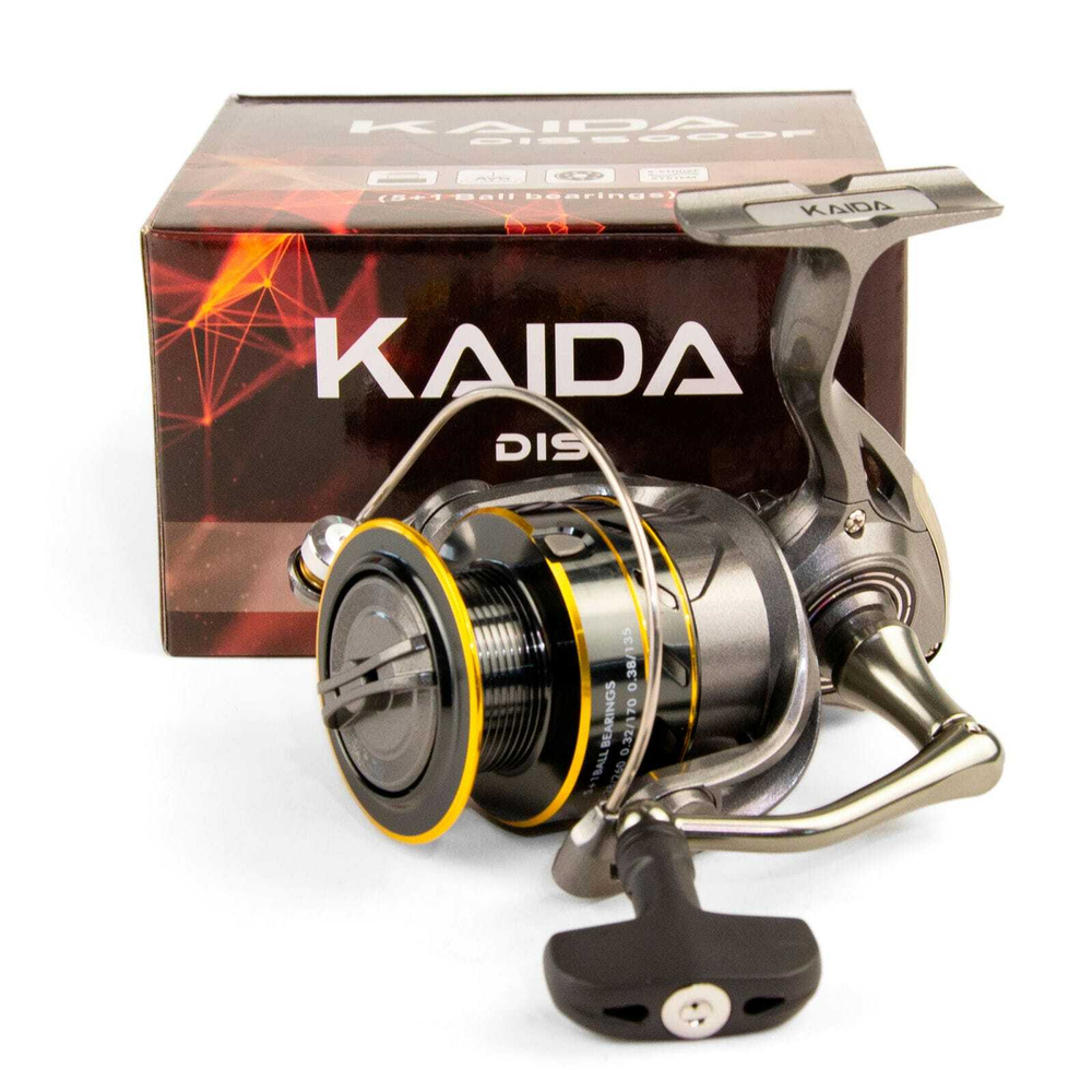 Безынерционная катушка 5000 Kaida Discover DIS5000F (5+1BB, мет.шпуля)