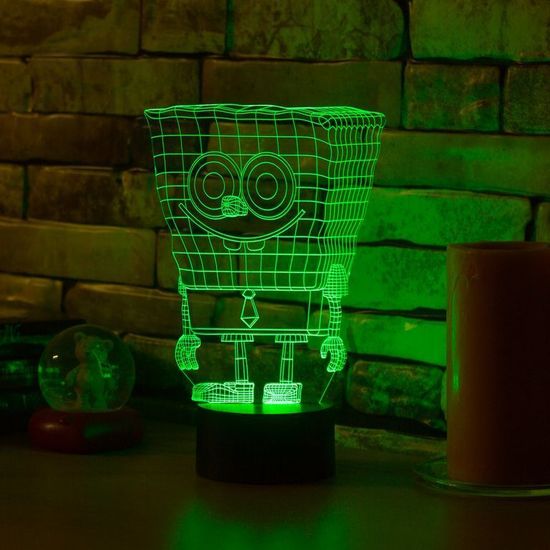 3D светильник Спанч Боб